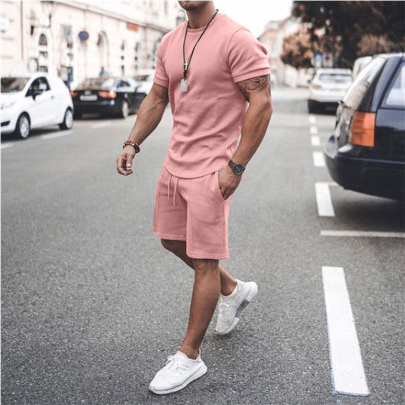 Pantalones cortos de manga corta de dos piezas para deportes y ocio
