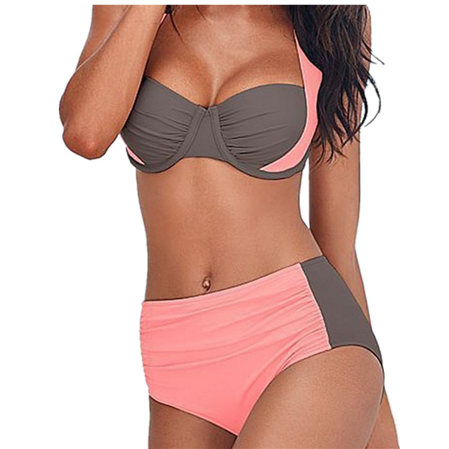Bikini Swimwear High Waist Swimsuit Women Halter