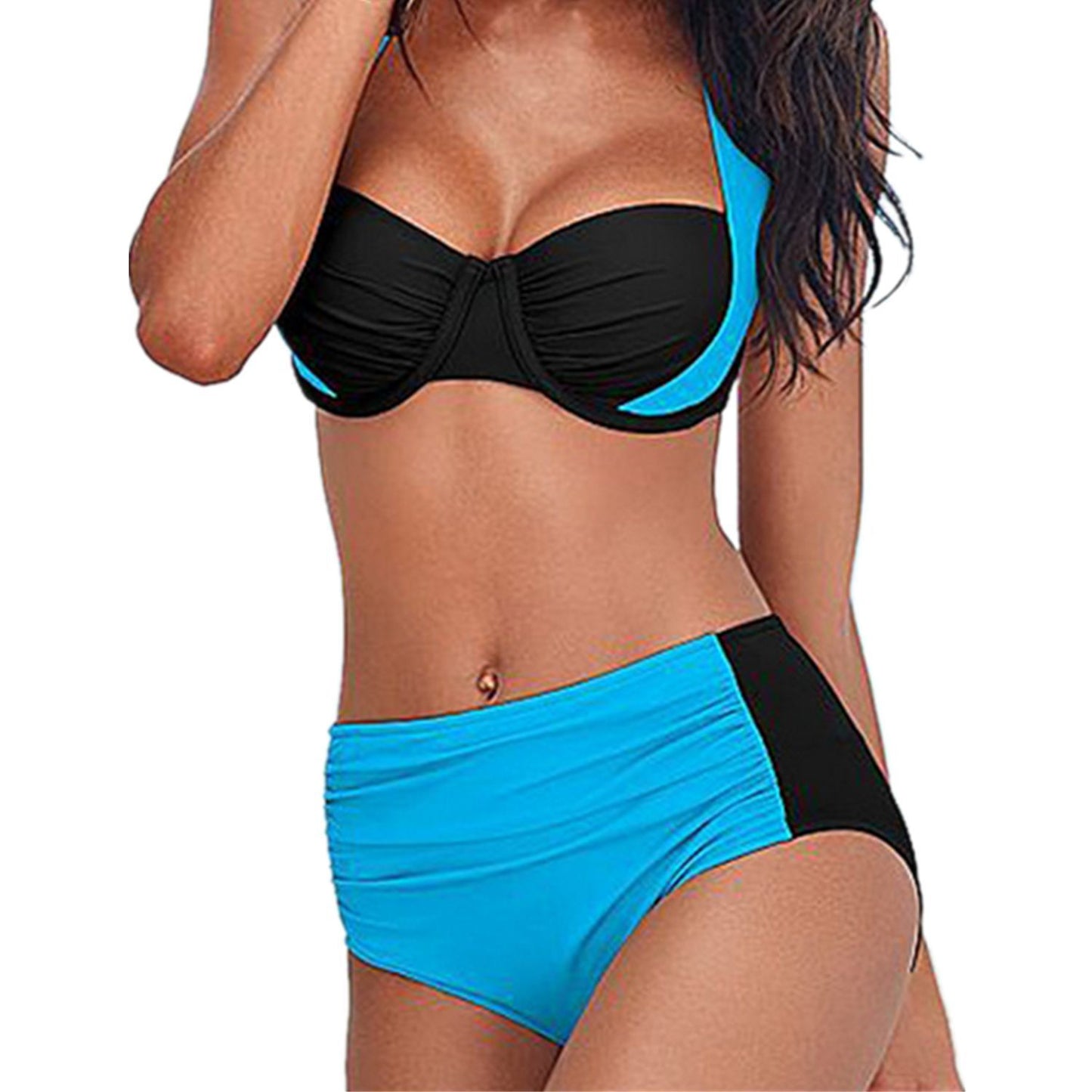 Bikini Swimwear High Waist Swimsuit Women Halter