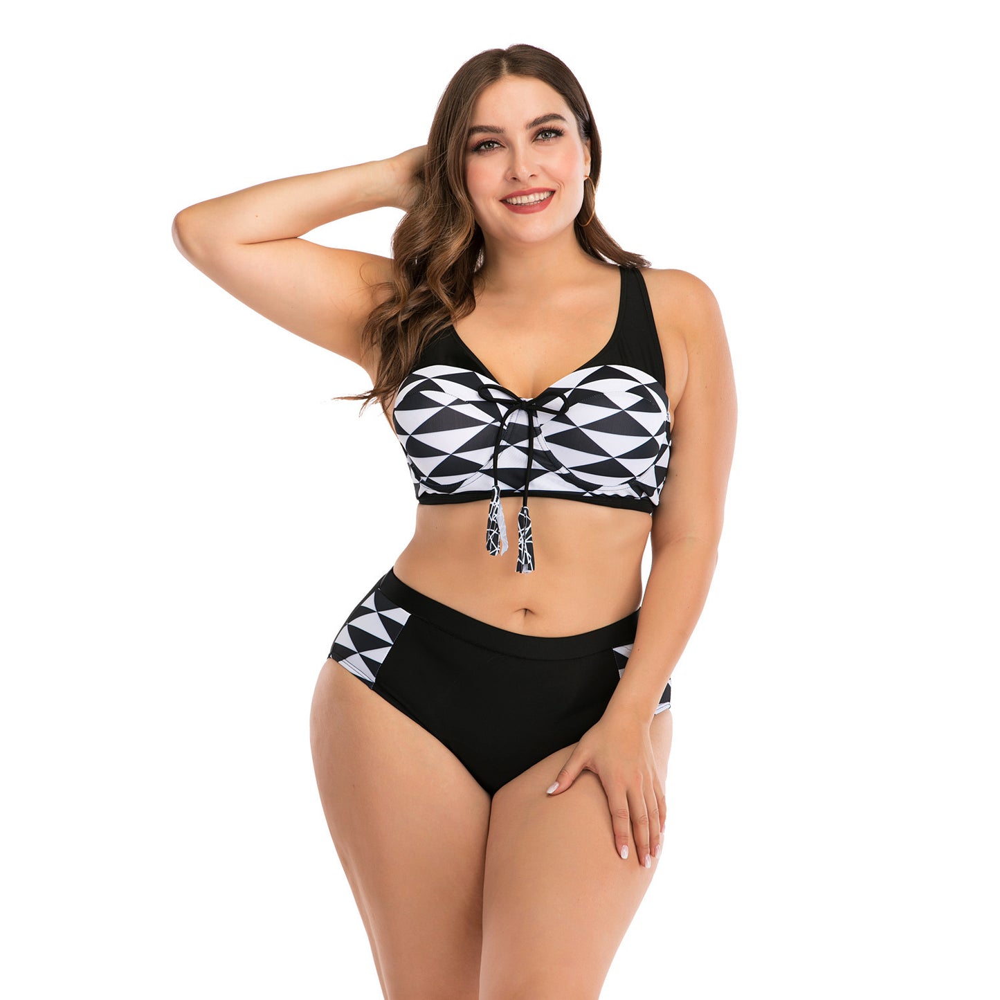 Two-Piece High Waisted Swimwear