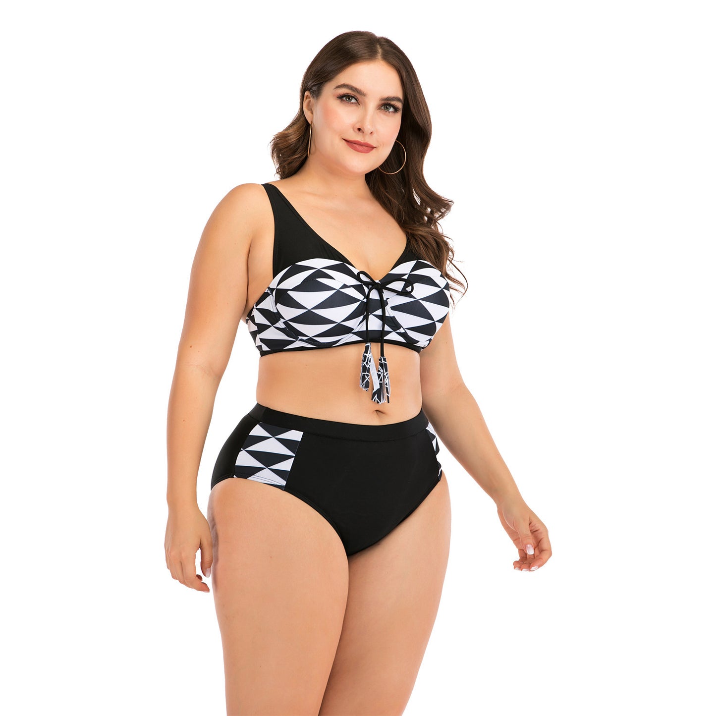 Two-Piece High Waisted Swimwear
