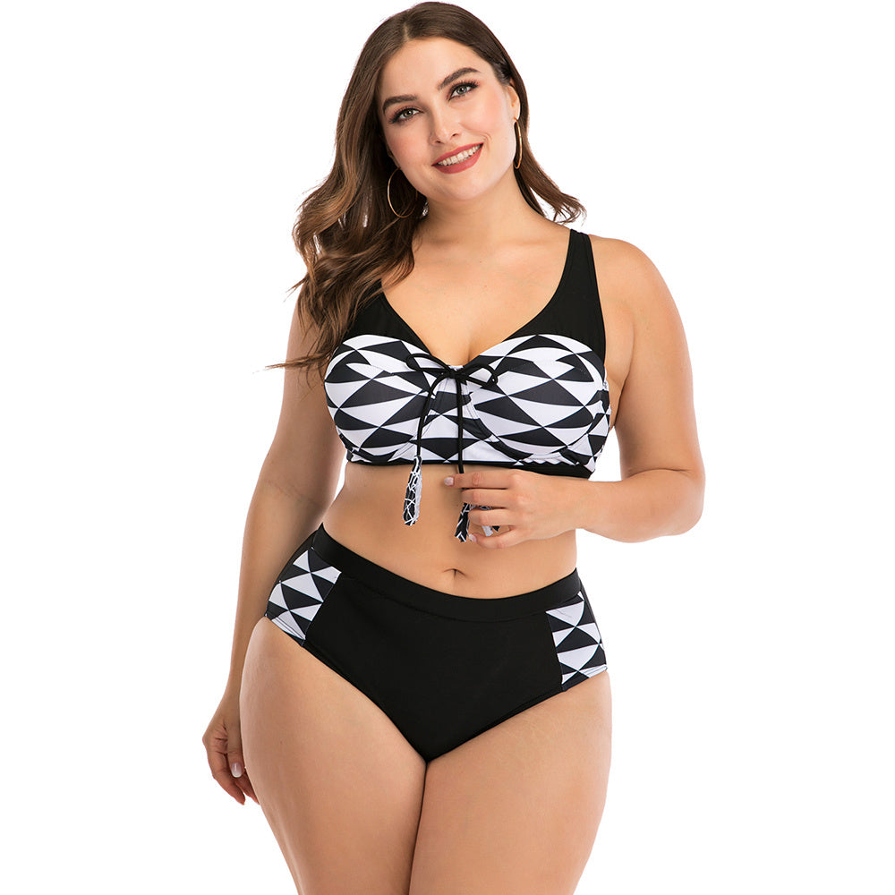 Two-Piece High Waisted Swimwear