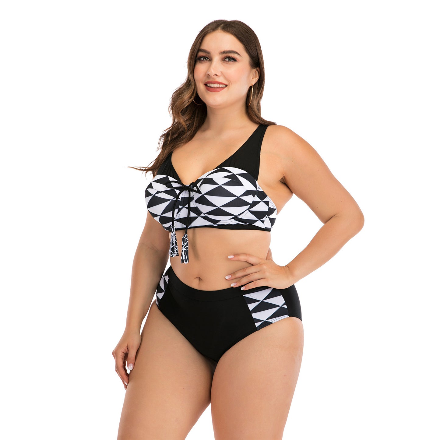 Two-Piece High Waisted Swimwear