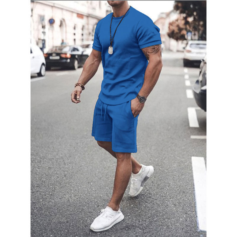 Pantalones cortos de manga corta de dos piezas para deportes y ocio