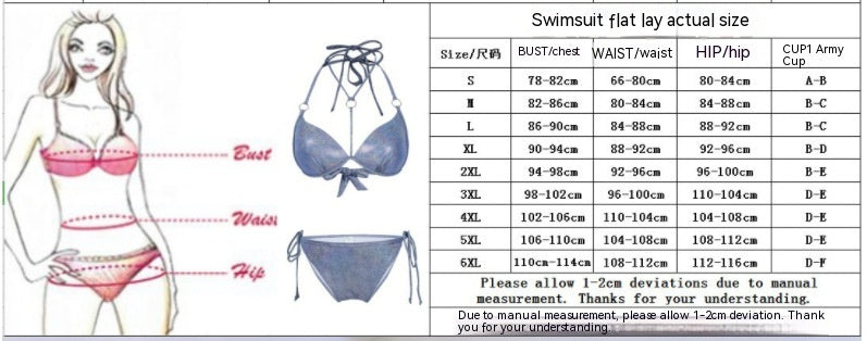 Plus Size Split Swimsuit Skirt Printed Swimwear