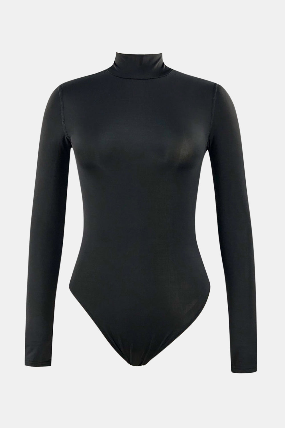 Maillot de bain une pièce à manches longues et col montant