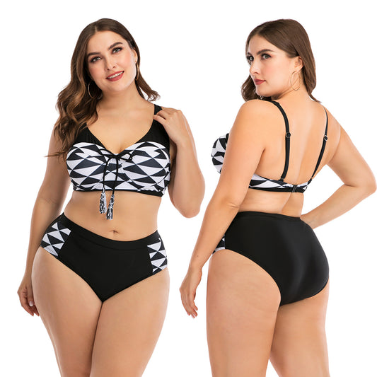 Two-Piece High Waisted Swimwear