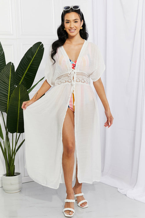 Vestido largo con lazo Sun Goddess de Marina West Swim