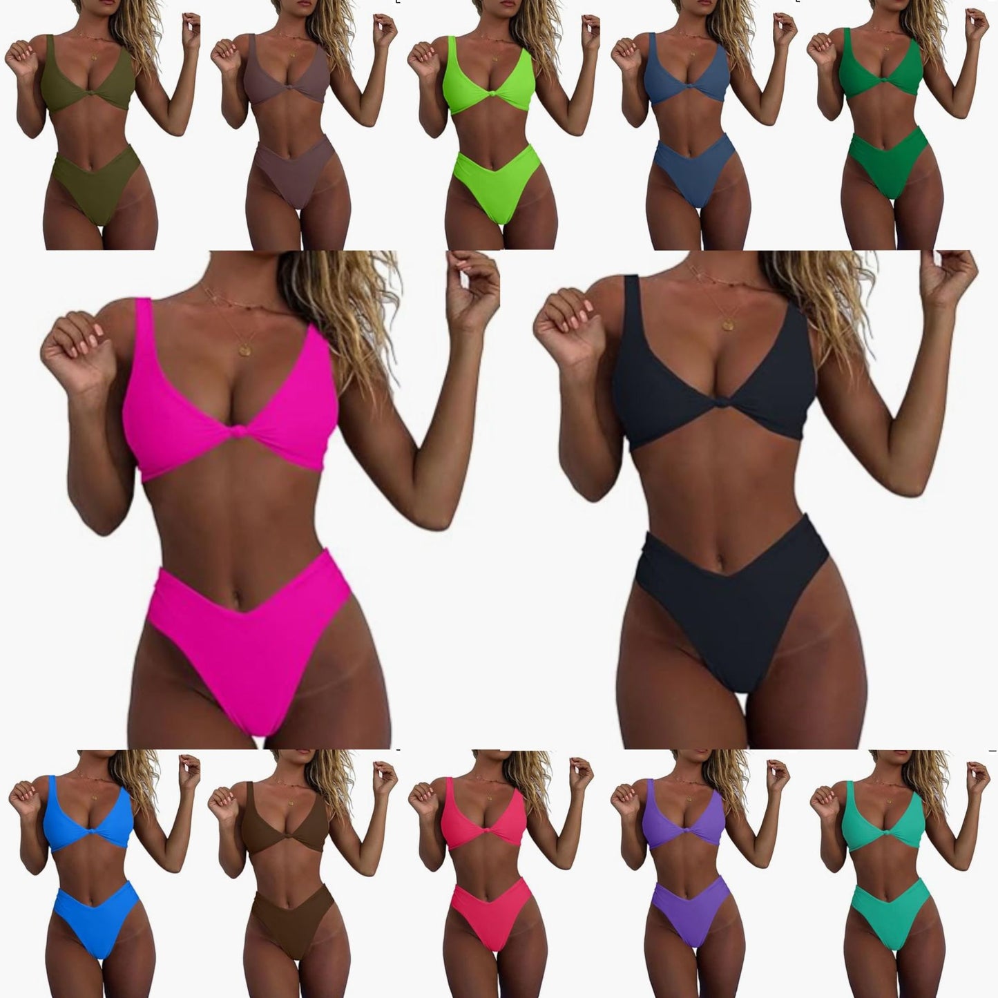 Fashion Multi-color Swimsuit Women's Bikini