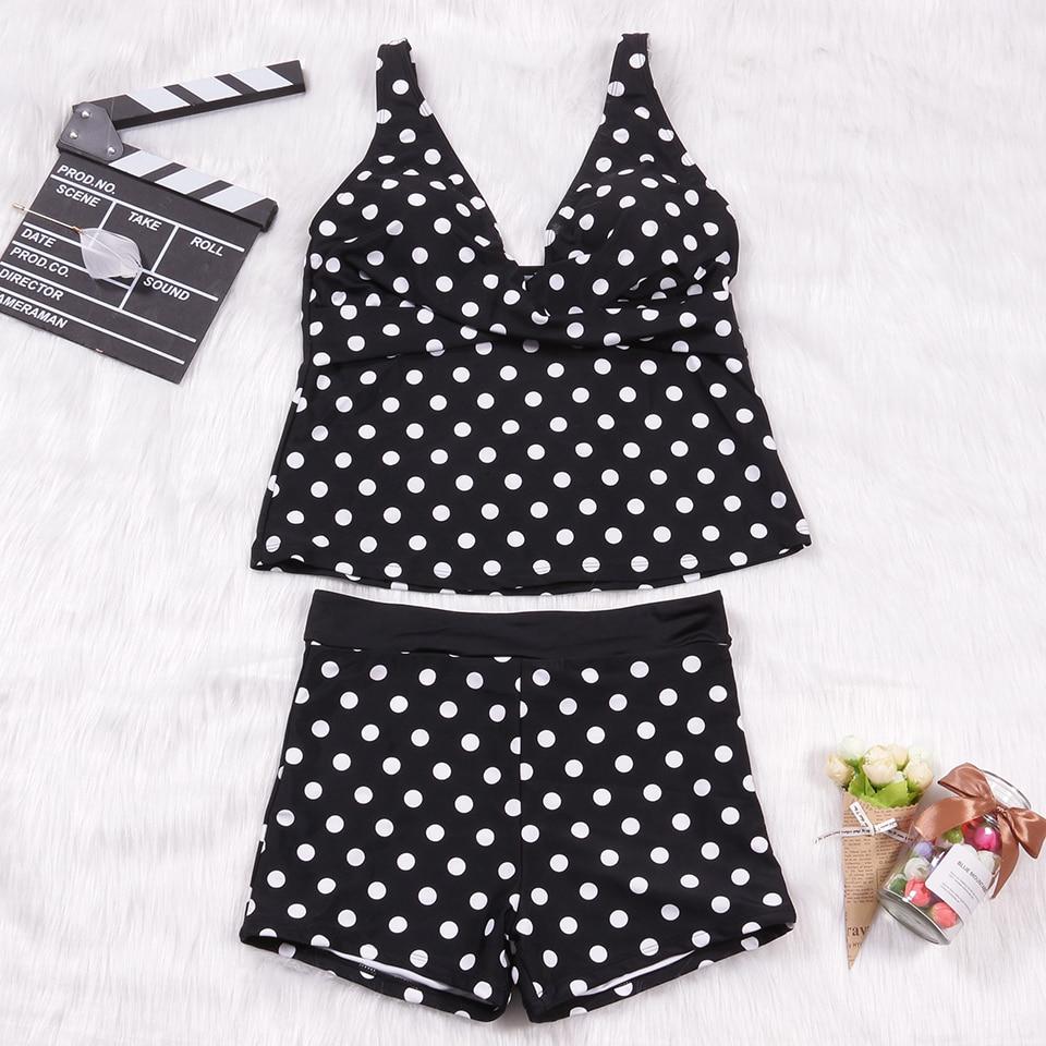 New Plus Size Swimwear Women Swimsuit Two Pieces